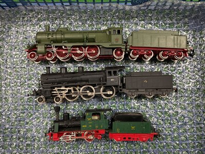 Lot 476 - Three HO scale European steam locomotives: a...