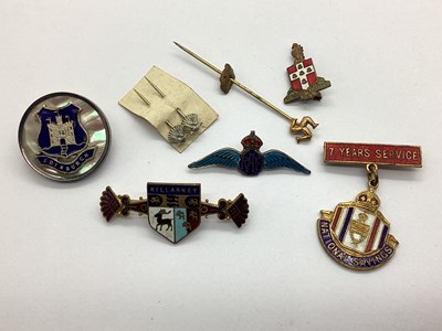 Lot 169 - A Collection of Enamel Inset Brooches, to...