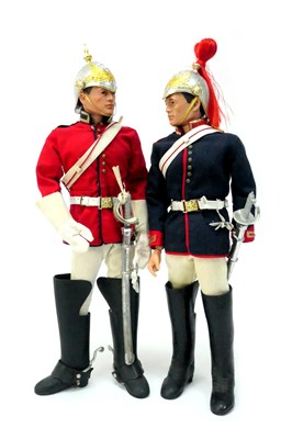 Lot 858 - Two 1960s Painted Head Action Men by Palitoy....