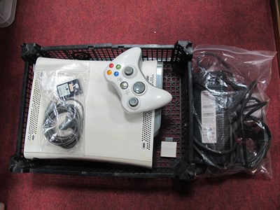 Lot 1378 - A Microsoft XBOX 360 gaming console, together...