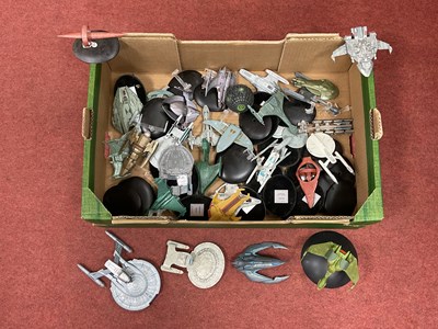Lot 560 - A quantity of Eaglemoss Star Trek themed...