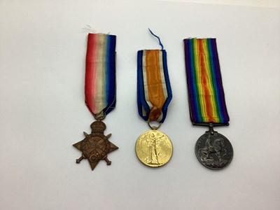 Lot 824 - WWI British Medal Trio, Comprising 1914 Mons...