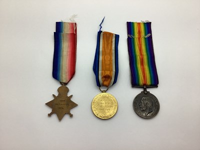 Lot 824 - WWI British Medal Trio, Comprising 1914 Mons...
