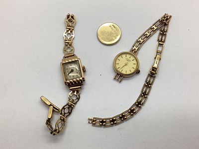 Lot 263 - Rotary; A 9ct Gold Cased Ladies Wristwatch,...