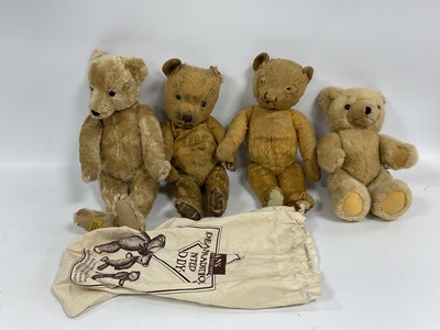 Lot 305 - A Merrythought growler teddy bear, together...