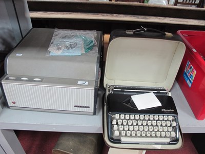 Lot 1448 - Silver Reed Typewriter (boxed), and Olympia...