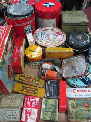 Lot 1025 - Tins - Cow & Gate, Dunlop, Golden Bar, Lady...