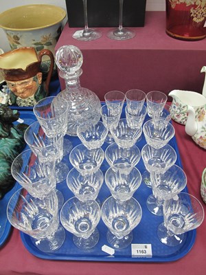 Lot 1163 - Royal Brierley Crystal Stem Glasses, four...