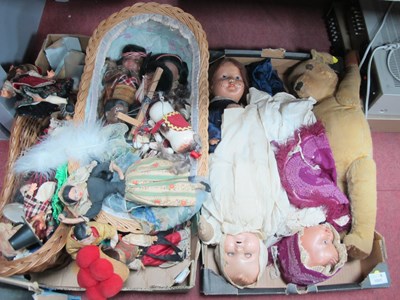 Lot 1085 - Three Mid XX Century Baby Dolls, well...