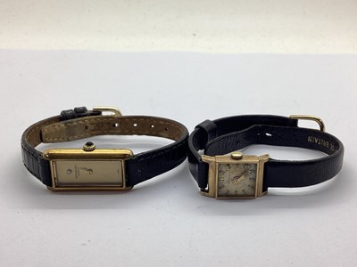 Lot 266 - Marvin; A 9ct Gold Case Ladies Wristwatch, the...
