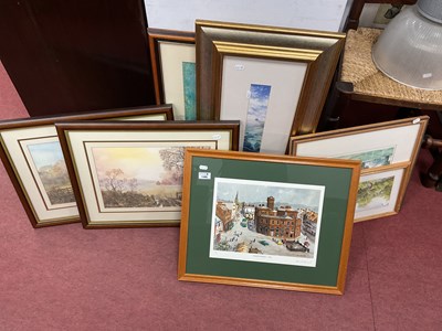 Lot 1486 - John Straw two original watercolours of...