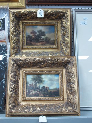 Lot 1477 - Pair of Late XX Century agricultural Prints in...