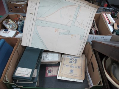 Lot 1115 - Maps; A quantity of Antique & Later maps. To...