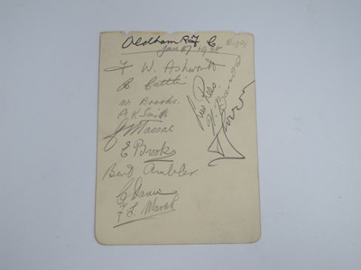 Lot 629 - Rugby League, 1938, St Helens & Oldham...