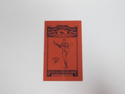 Lot 860 - 1939 F.A. Cup Semi Final Programme, Portsmouth...