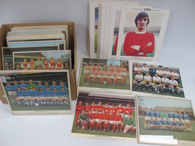 Lot 689 - Typhoo Large Format Player Cards, over fifty,...