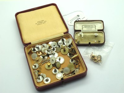 Lot 171 - A Collection of Assorted Dress Studs and...