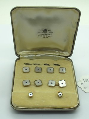 Lot 161 - An Art Deco Style Dress Set, comprising pair...