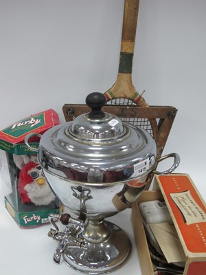 Lot 1415 - Chrome Plated Samovar, 34cm tall, Pifco...