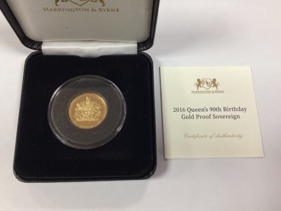 Lot 694 - 2016 Harrington & Byrne QEII Gold Proof...