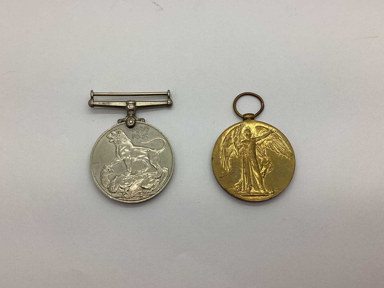 Lot 836 - WWI British Victory Medal, awarded to 90873...