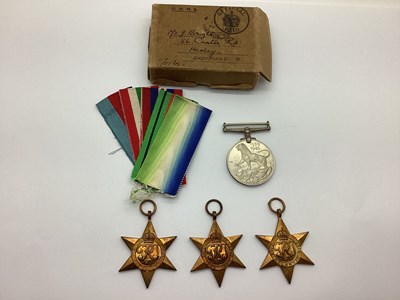 Lot 829 - WWII British Medals With Original Box,...