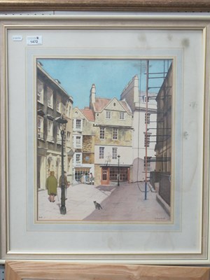 Lot 1472 - Lawrence Hardy, 'Bath', watercolour, signed...
