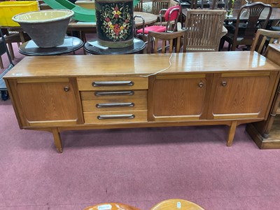 Lot 1568 - Teak Sideboard circa 1970s featuring end...