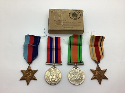Lot 861 - WWII British Medals With Original Box And...