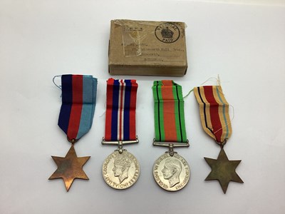 Lot 861 - WWII British Medals With Original Box And...