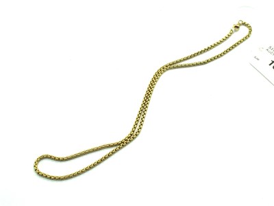Lot 107 - A 9ct Gold Chain, 45.5cm long.
