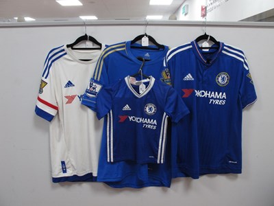 Lot 302 - Chelsea Shirts by Adidas, size L home,...