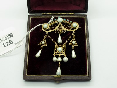 Lot 126 - A c.Early XX Century Scandinavian Gilt and...
