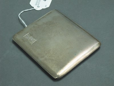 Lot 48 - A Hallmarked Silver Slim Cigarette Case,...