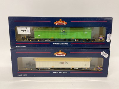 Lot 777 - Two boxed Bachmann 00 gauge Intermodal pair...