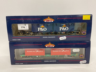 Lot 776 - Two boxed Bachmann 00 gauge Intermodal pair...