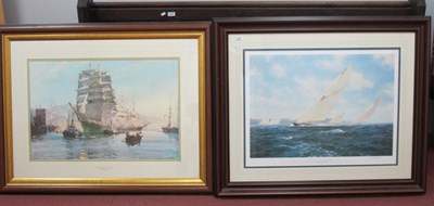 Lot 1462 - J. Steven Dews 'Britannia Racing off Cowes'...