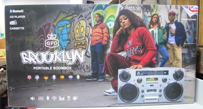 Lot 1070 - Brooklyn Portable Boom Box, in original box.