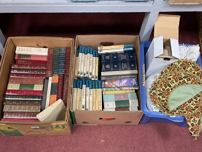 Lot 1141 - A Quantity of Books, linens, Scott's bottle...