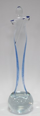 Lot 1203 - Hut Princ, Czech Art Glass Female Figure on...