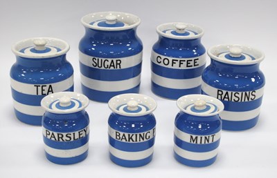 Lot 1204 - T.G. Green Cornish Ware Sugar Jar with...