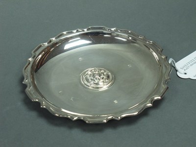 Lot 54 - A Hallmarked Silver Dish, PG, Sheffield 1994,...