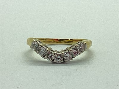 Lot 68 - An 18ct Gold Diamond Half Eternity Ring, of...
