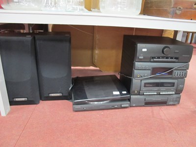 Lot 1455 - Pioneer; Auto return stereo turntable PL-J210...