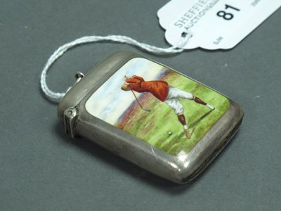 Lot 81 - A Late Victorian Hallmarked Silver and Enamel...