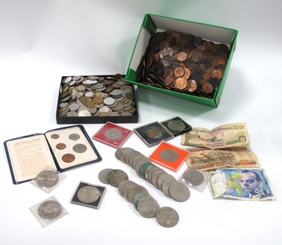 Lot 1275 - Large Collection Of World Coinage, includes...