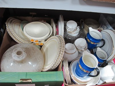 Lot 1090 - XX Century Crown Ducal, part dinner service,...