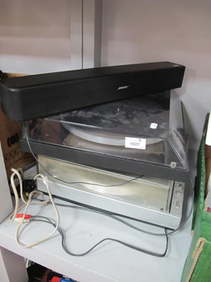 Lot 1027 - Sony PS-T33 stereo turntable system, Dual CS...