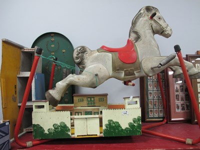 Lot 1046 - Vintage Mobo Spring Rocking Horse, Chad Valley...