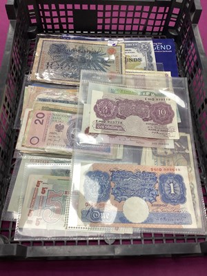 Lot 510 - Large Collection Of GB And World Banknotes,...